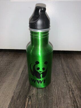 Wwf World Wide Fund Stainless Steel Water Bottle, Green